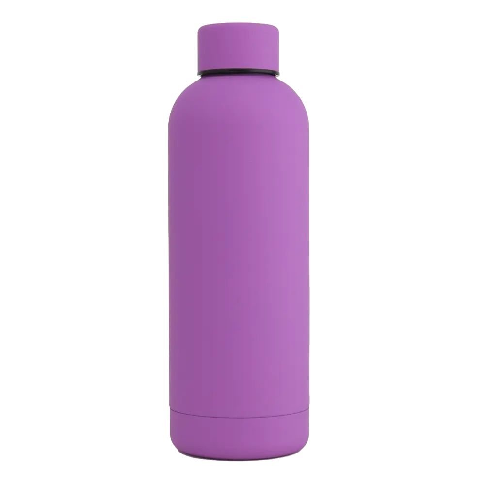 17oz Rubber Vacuum Insulated Stainless Steel Water Bottle - Rubber City Bargains