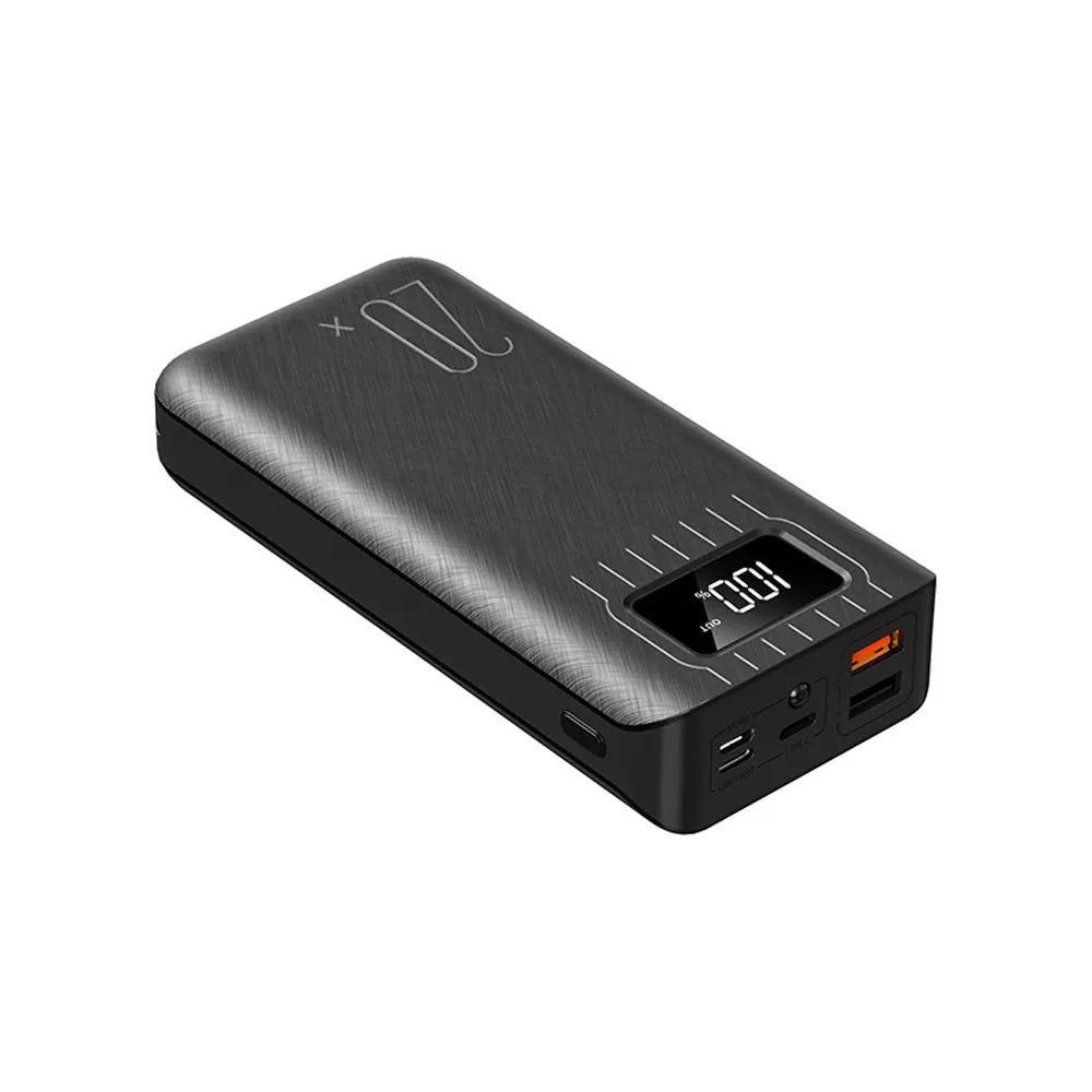 20000mAh External Battery Power Bank Dual USB With LED Flashlight - Rubber City Bargains