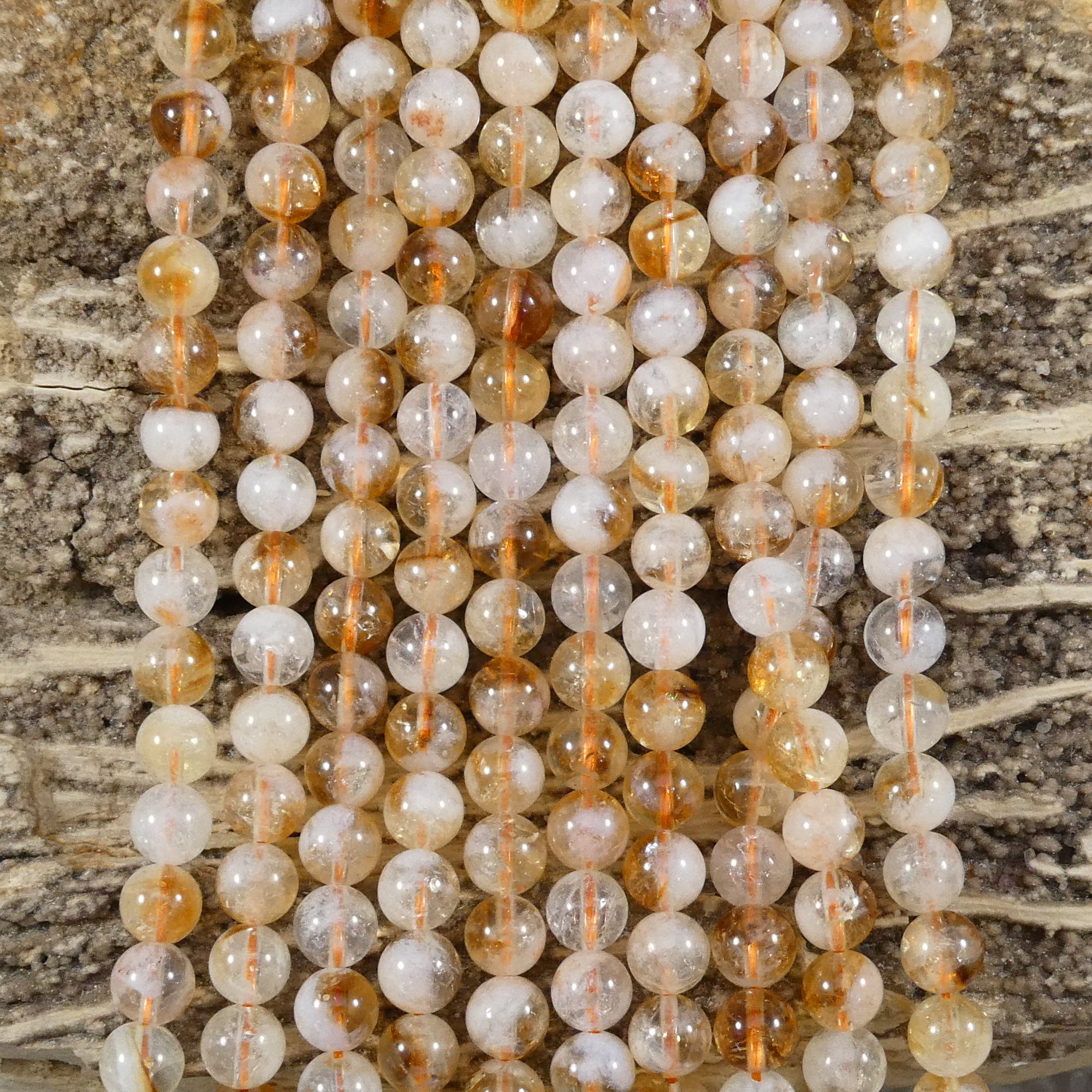 Citrine w/ Clouds Round-1