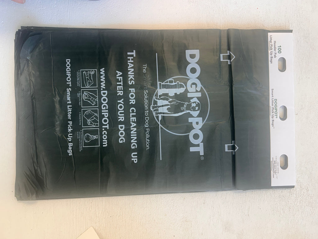 DOGIPOT Smart Litter Pick-Up Bags – 100 Count