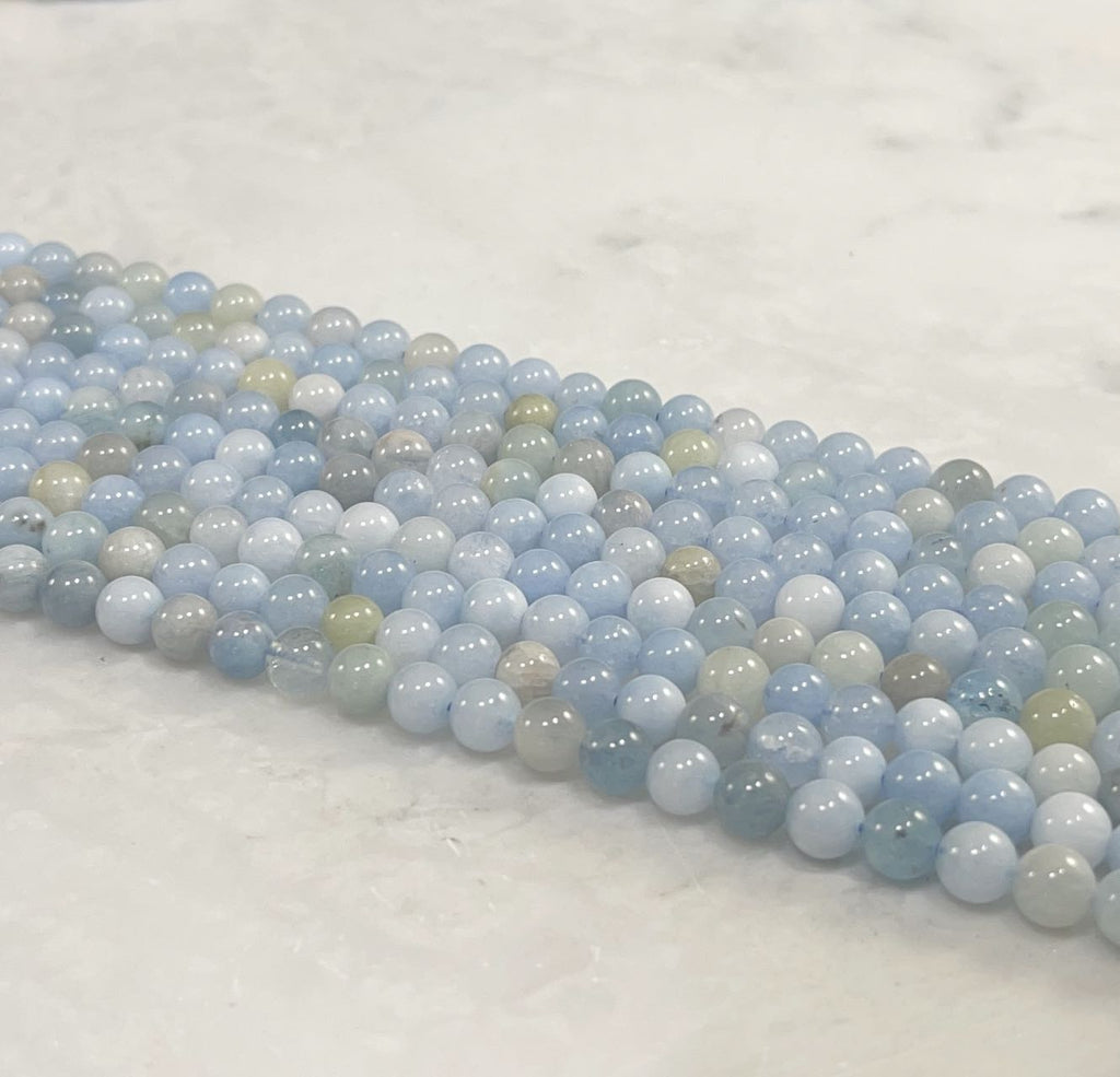 Aquamarine Round - Rubber City Bargains