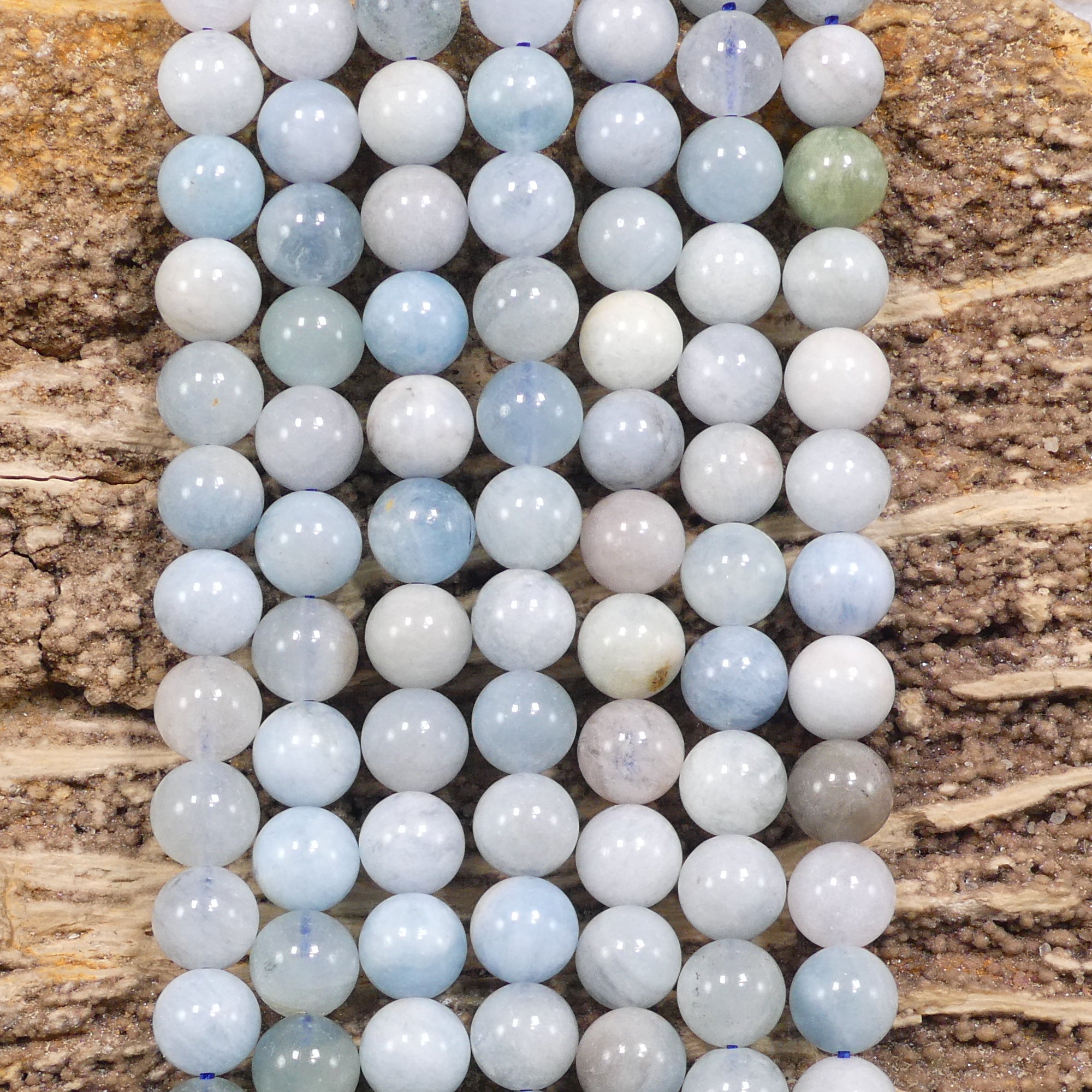 Aquamarine Round - Rubber City Bargains