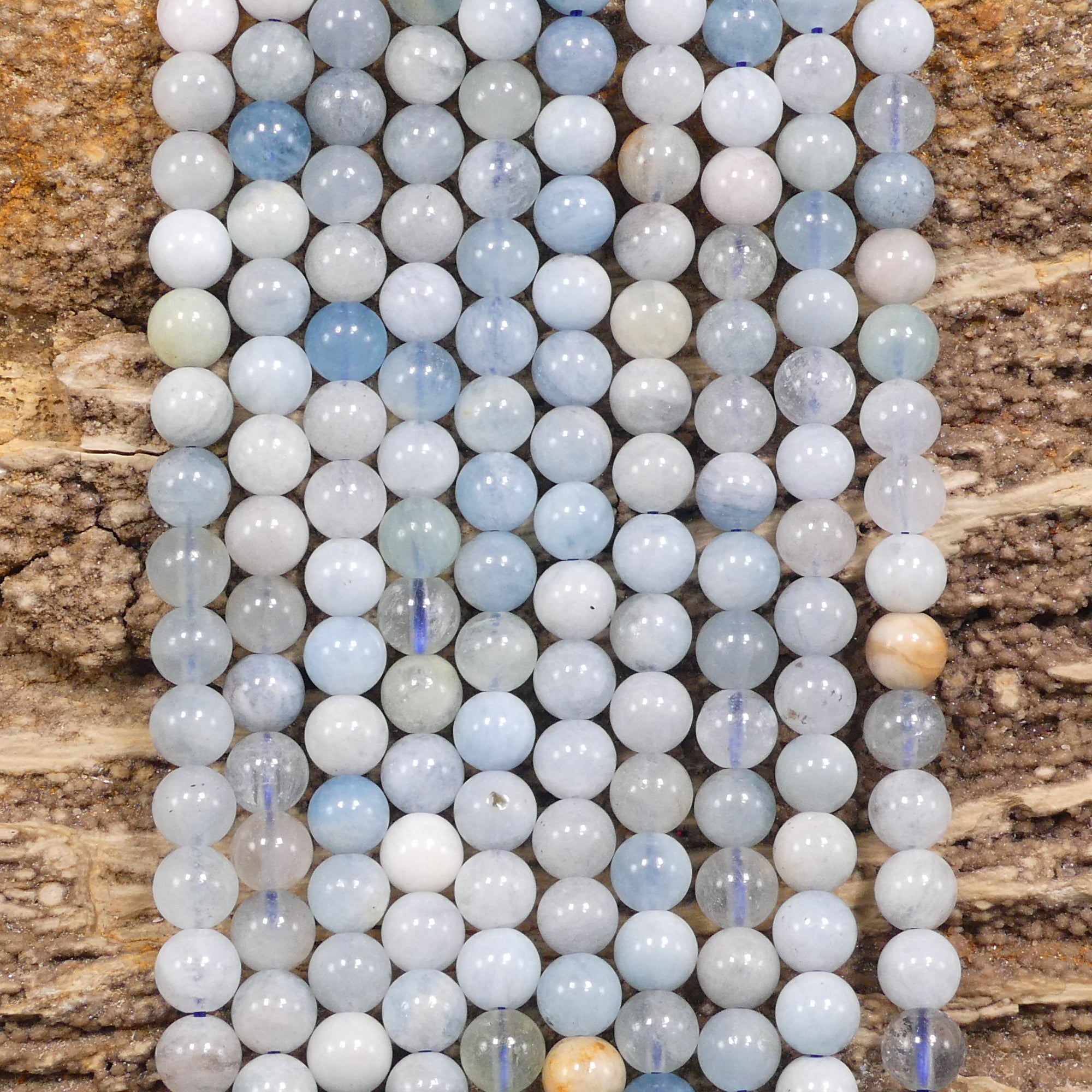 Aquamarine Round - Rubber City Bargains