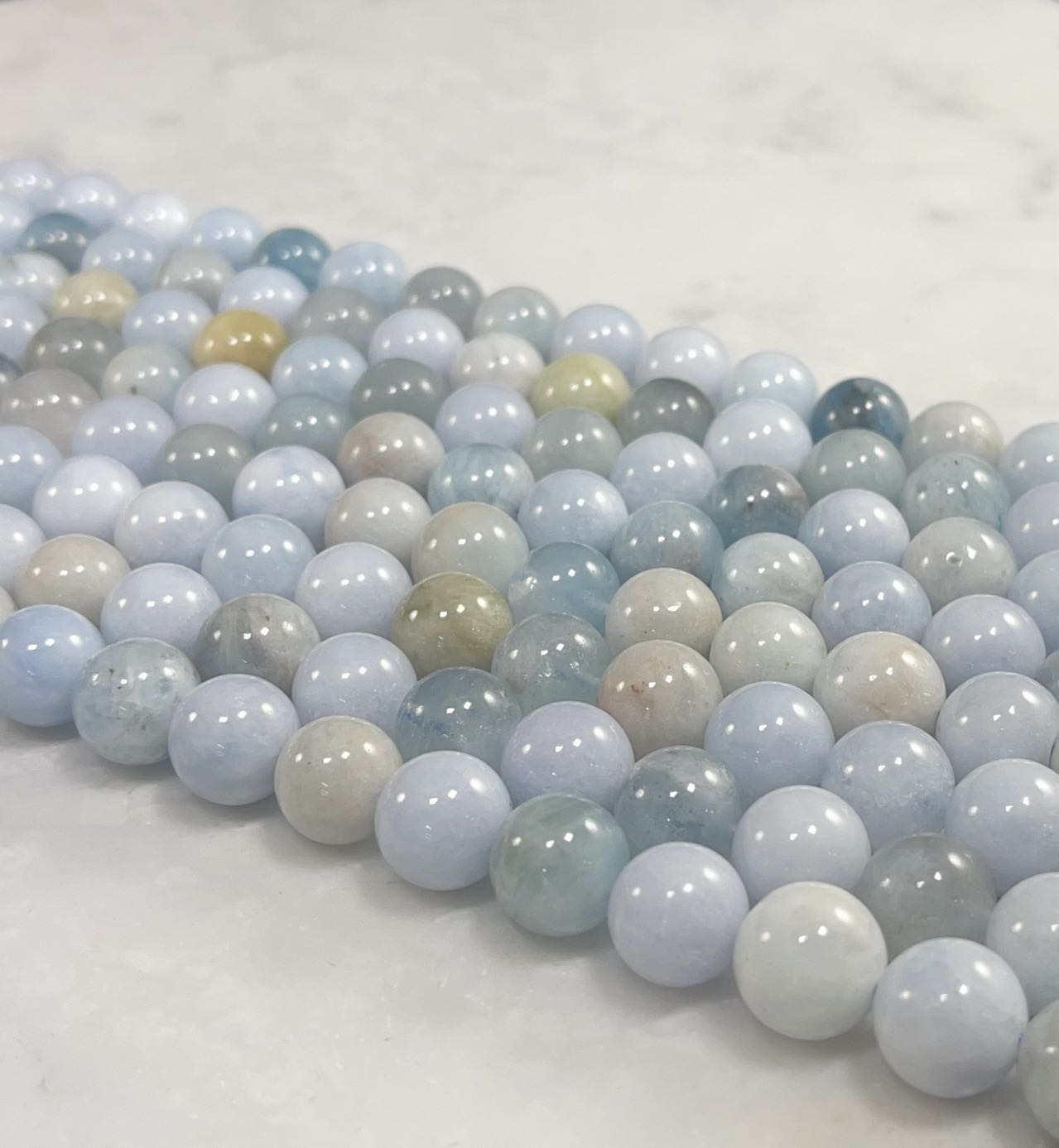 Aquamarine Round - Rubber City Bargains