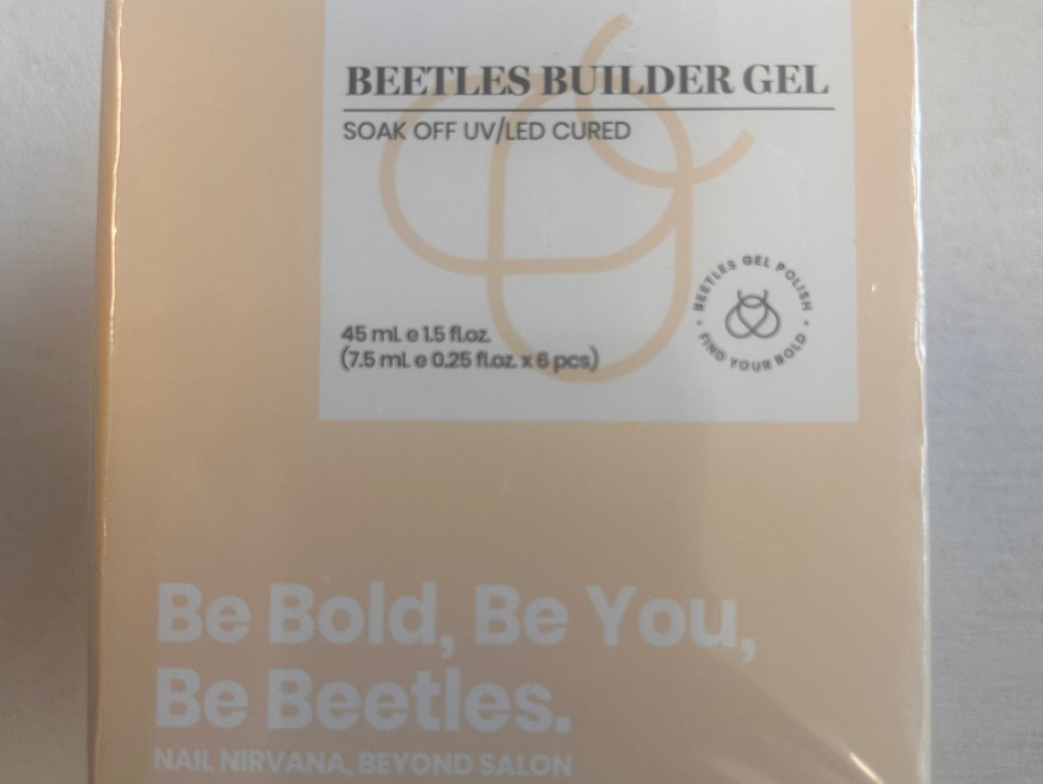 Beetles Builder Gel Nail Kit – Nude Collection (6 Pieces) - Rubber City Bargains