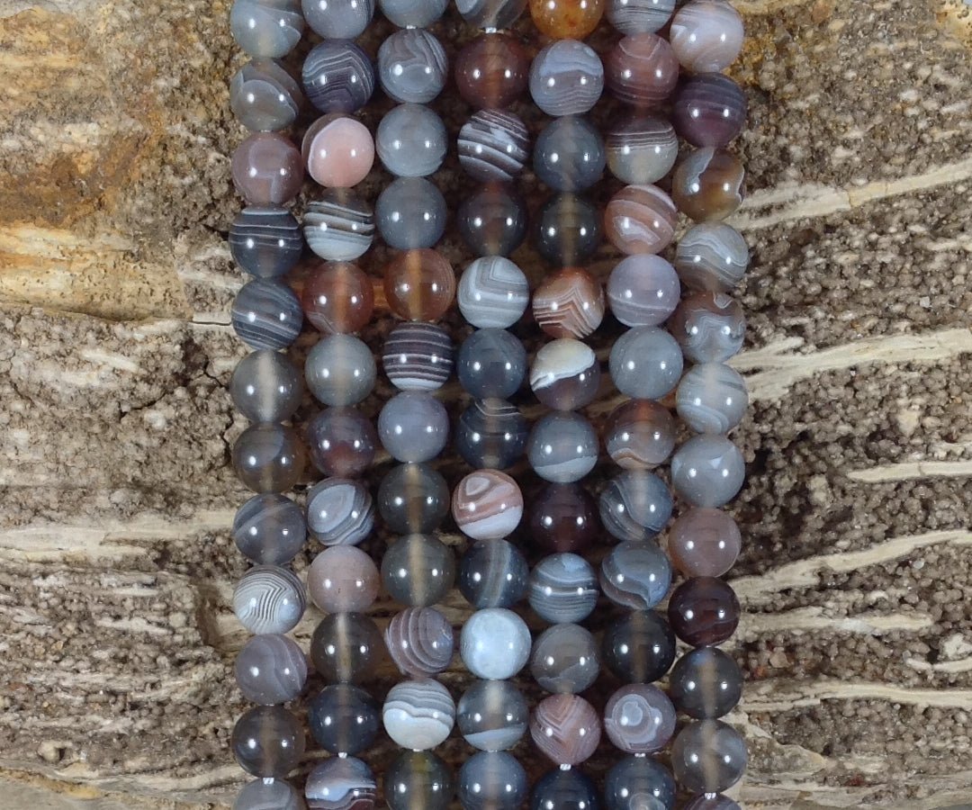 Botswana Agate Round - Rubber City Bargains
