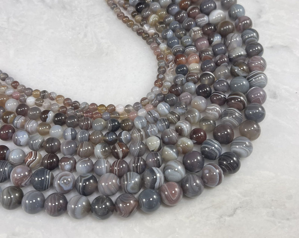 Botswana Agate Round - Rubber City Bargains
