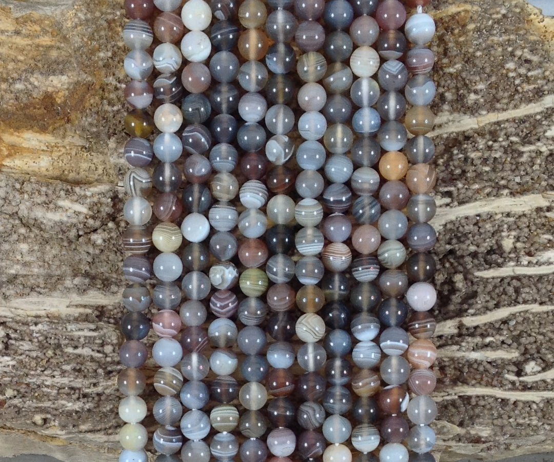Botswana Agate Round - Rubber City Bargains