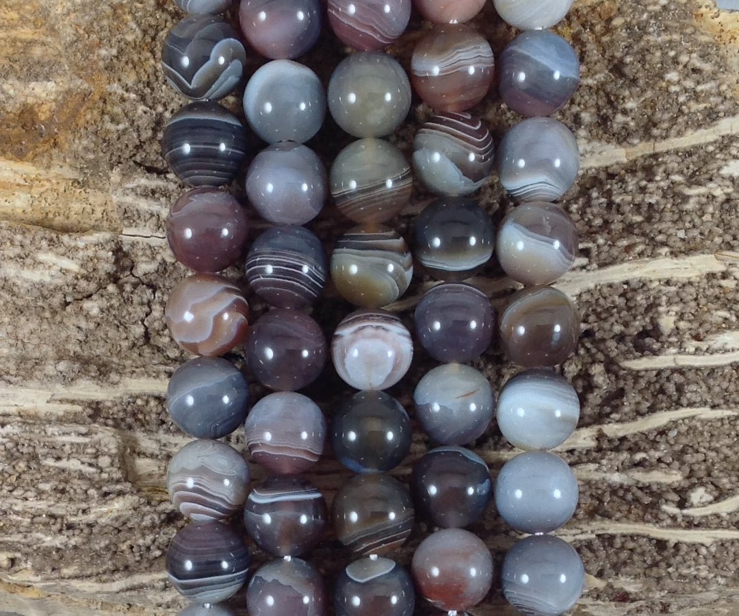 Botswana Agate Round - Rubber City Bargains