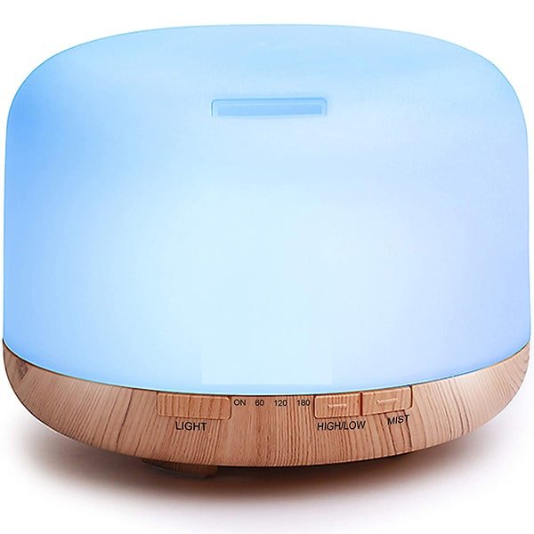 Color Changing Essential Oil Aromatherapy Diffuser With Remote - Rubber City Bargains