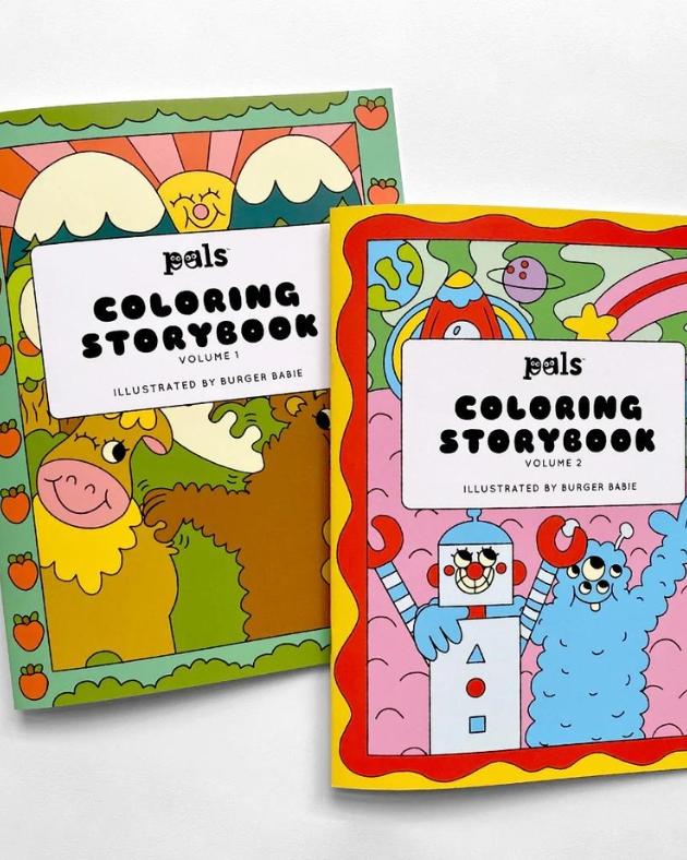 Coloring Story Books - Rubber City Bargains