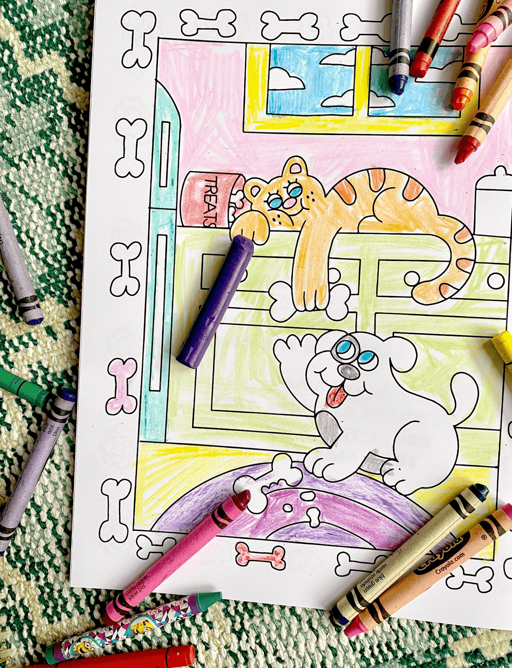 Coloring Story Books - Rubber City Bargains