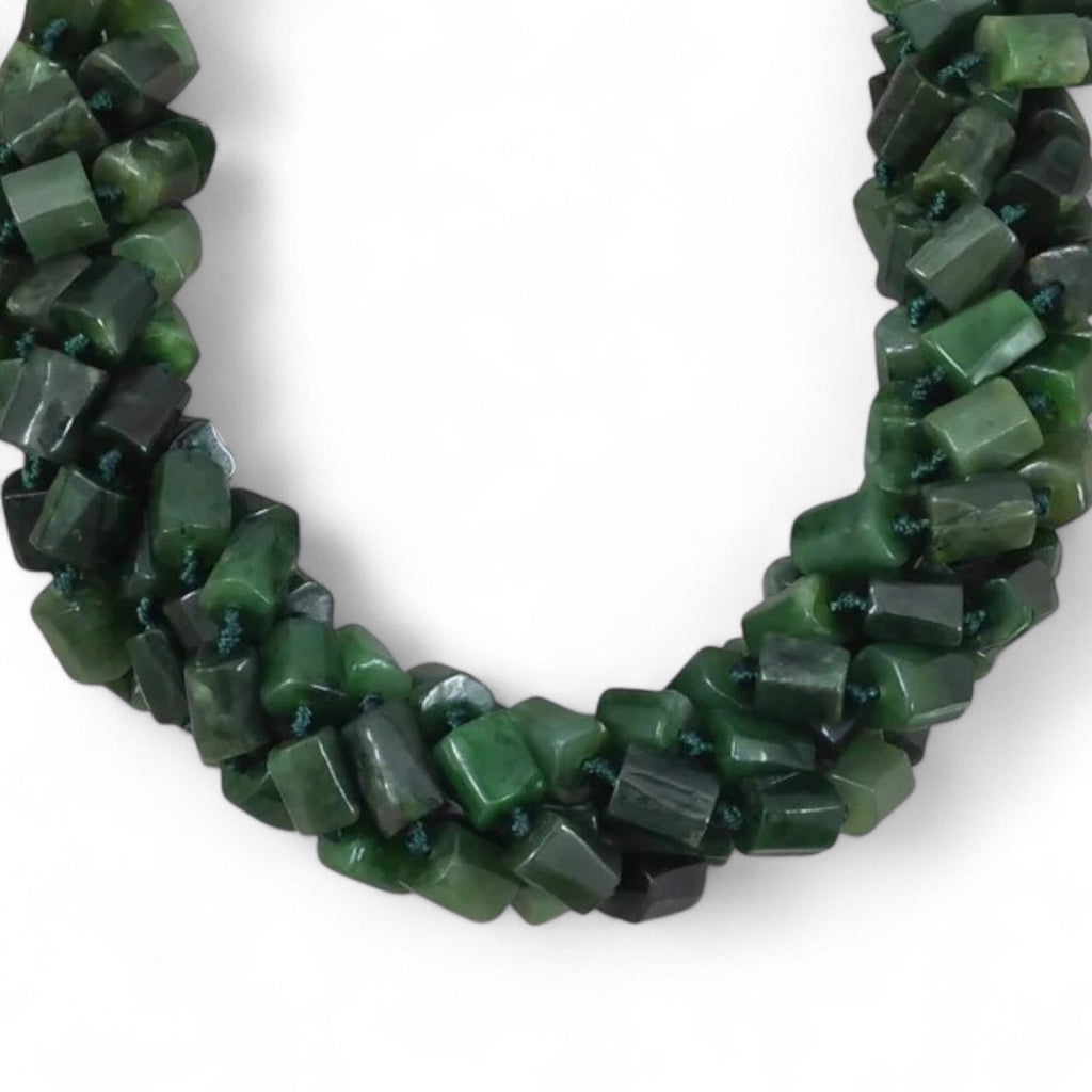 Nephrite Jade Cut Tubes - Rubber City Bargains