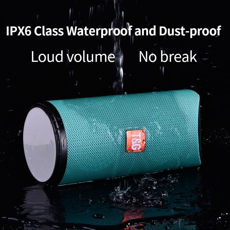 Portable Outdoor Waterproof Bluetooth Speaker - Rubber City Bargains