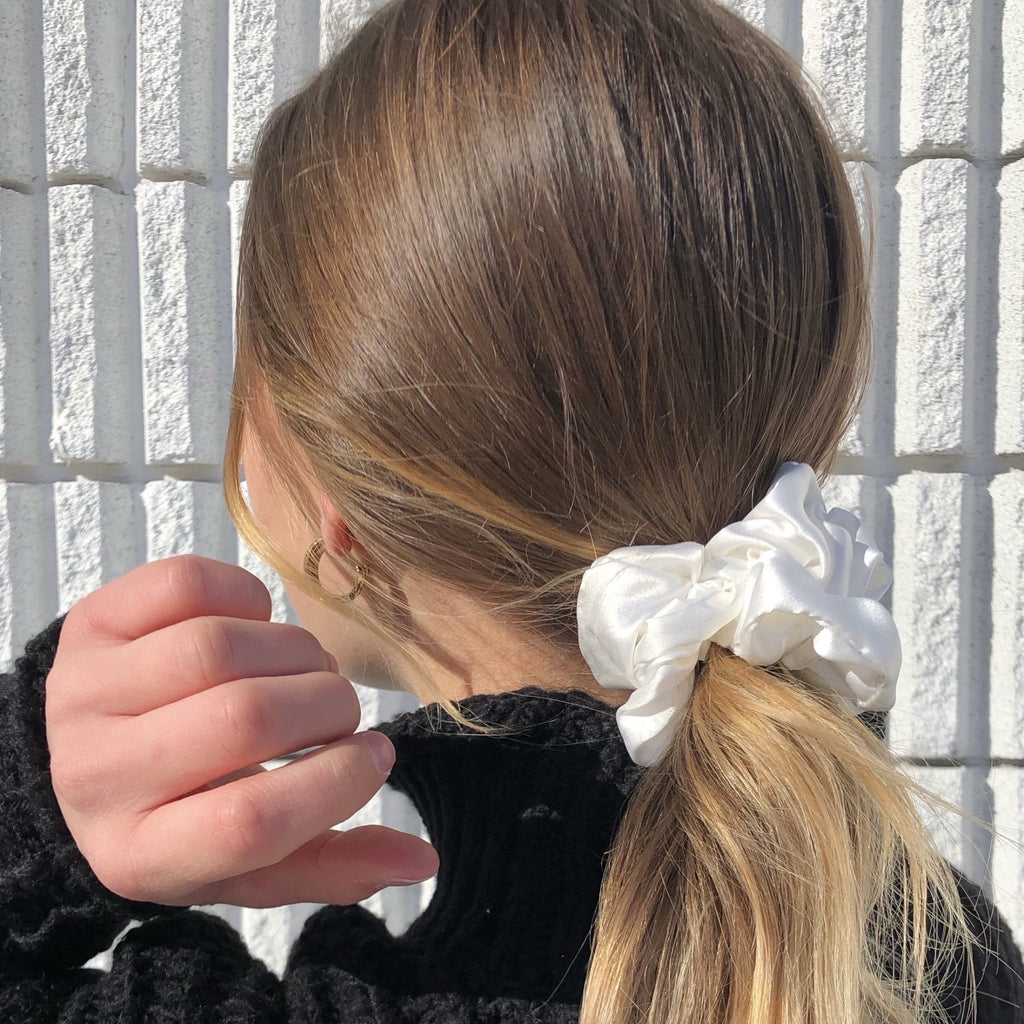 Satin Sweetheart Scrunchies - Rubber City Bargains