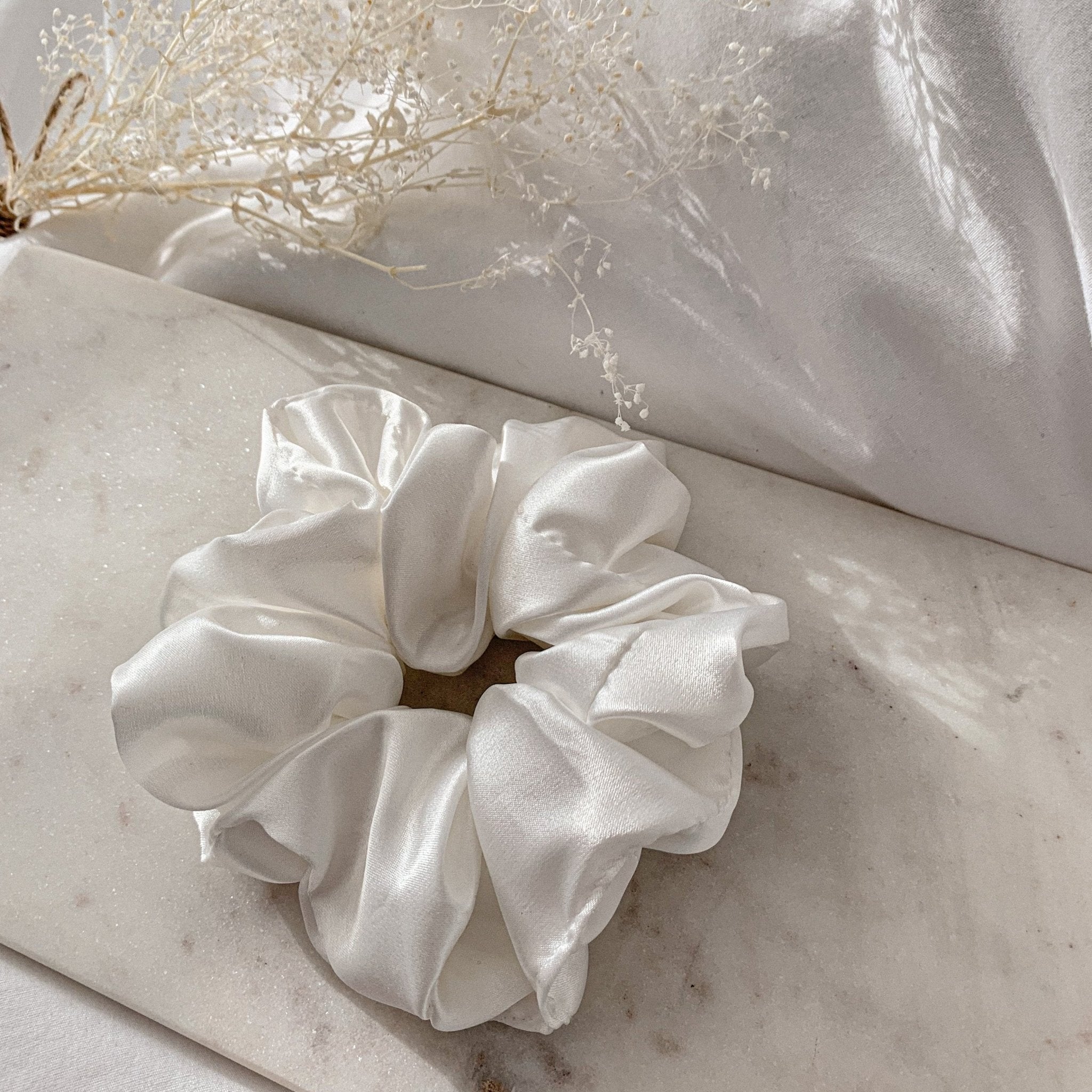 Satin Sweetheart Scrunchies - Rubber City Bargains