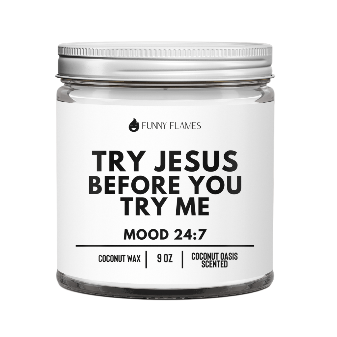 Try Jesus Before You Try Me - Rubber City Bargains